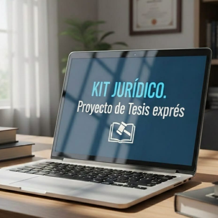 Kit jurídico de proyecto de tesis exprés